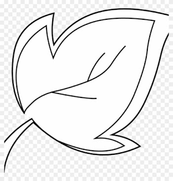 Leaf Outline Clipart Leaf Outline Clip Art Black Clipart - Clip Art
