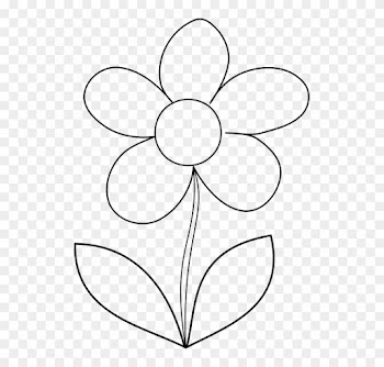 Leaf Outline Cliparts 25, - Free Printable Flower Template