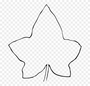 Leaf Outline Leaf Template Printables Woo Jr Kids Activities - Black And White Leaf Transparent Clip Art