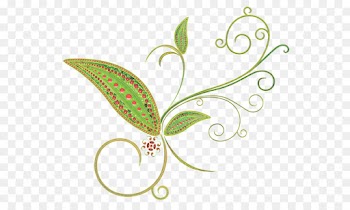 leaf plant clip art pedicel ornament