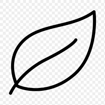 Leaf png environment icon in simple style | Free stock illustration | High Resolution graphic