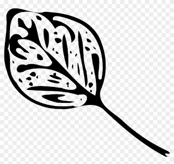 Leaf Png - Vector Design Clipart Png Black And White