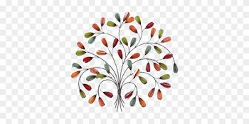 Leaf Posy Wall Art - La Hacienda Leaf Posy Wall Art