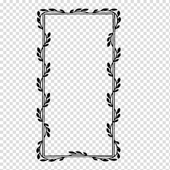 Leaf Rectangle Square, Leaf frame transparent background PNG clipart