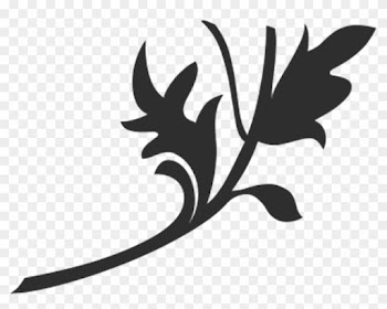 Leaf Silhouette Cliparts 15, - Leaf Motif Png