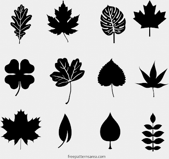Leaf Silhouette Template Shape - cut 6308*5906 transprent Png Free ...