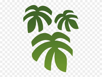 Leaf Sticker Tropical Rainforest Wall Decal Clip Art - Wall Decal
