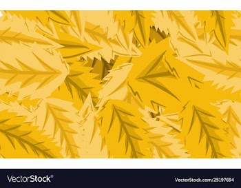 Leaf summer style pattern vector image