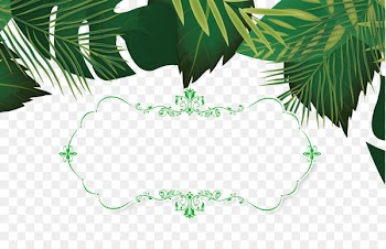Leaf Template - Summer leaves decorative material 