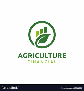 Leaf with business chart bar logo vector image