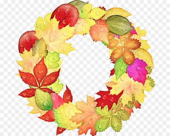 leaf wreath clip art plant lei
