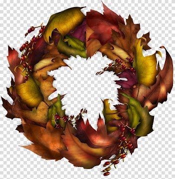 Leaf Wreath, Leaf transparent background PNG clipart