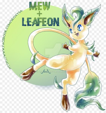 Leafeon Eevee Mew Glaceon Vaporeon -  
