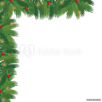 leafs tropical of christmas with balls design