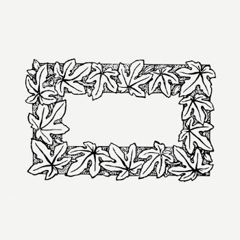 Leafy rectangle frame, vintage illustration | Free PSD - rawpixel