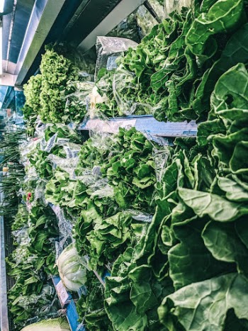 Leafy Vegetables on the Shelves
