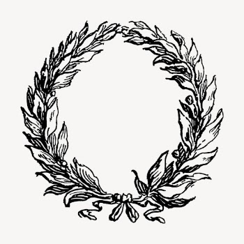 Leafy wreath hand drawn frame, | Free Vector Illustration - rawpixel