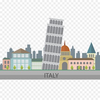 Leaning Tower of Pisa Computer file - Vector Italy 