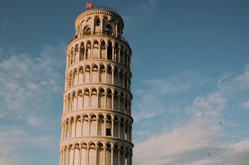 Leaning Tower Of Pisa Under Blue Sky