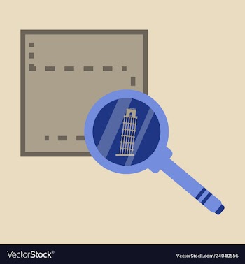 Leaning tower of pisa with tickets vector image