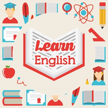 Learn english design Free Vector