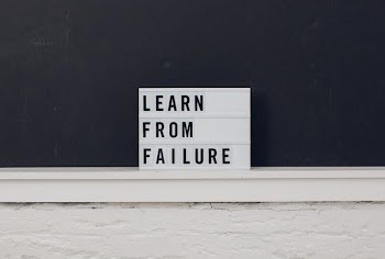 Learn From Failure Sign