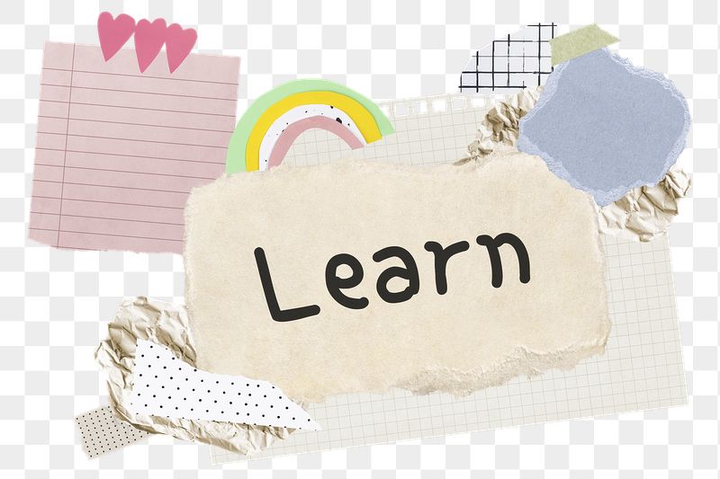 Learn png word sticker typography, | Free PNG - rawpixel