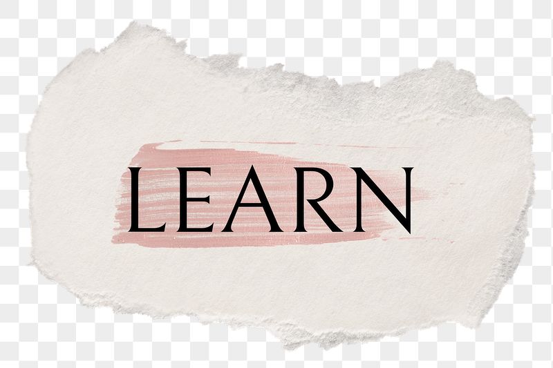 Learn png word sticker typography, | Free PNG - rawpixel