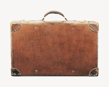 Leather briefcase collage element psd | Free PSD - rawpixel
