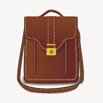 Leather crossbody bag clipart, fashion | Free Photo - rawpixel