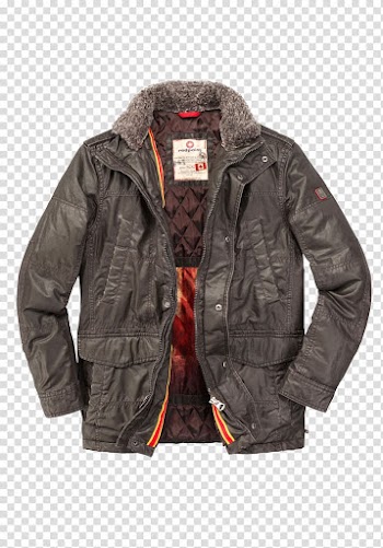 Leather jacket Fashion Autumn Suit, Bud Fox transparent background PNG clipart