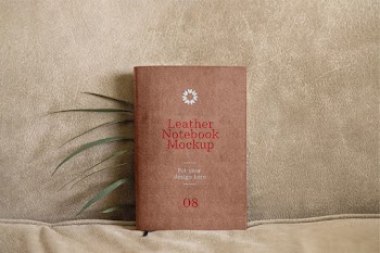 Leather Notebook Mockup leather notebook mockup put your design here 08 