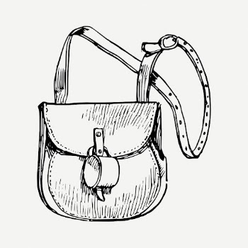 Leather pouch drawing, vintage object | Free PSD - rawpixel