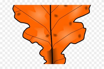 Leaves Clipart Orange Tree - Dead Leaf Clipart