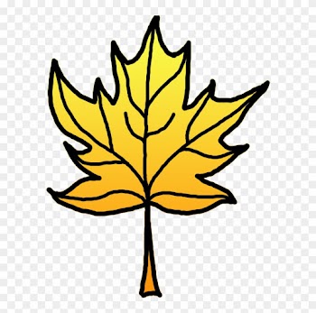Leaves Clipart Yellow Leaf - Drawing