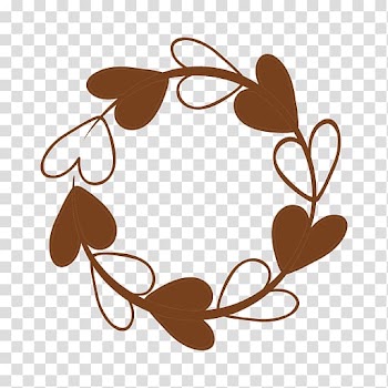 , leaves frame transparent background PNG clipart