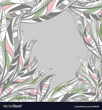 Leaves hand drawn seamless pattern vector image