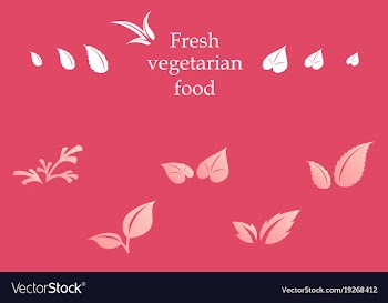 Leaves icon set isolated on background various vector image