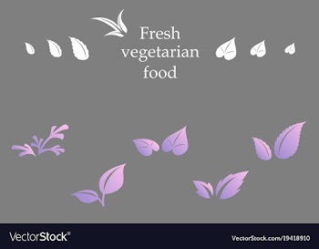 Leaves icon set isolated on background various vector image