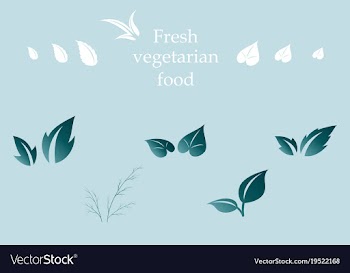 Leaves icon set isolated on background various vector image
