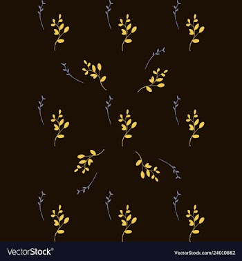 Leaves pattern endless background seamless vector image