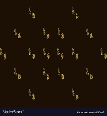 Leaves pattern endless background seamless vector image