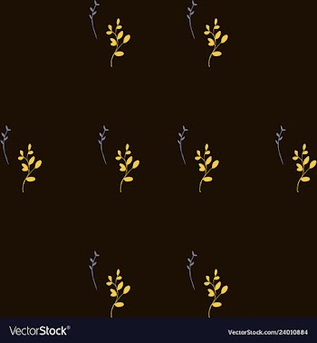 Leaves pattern endless background seamless vector image