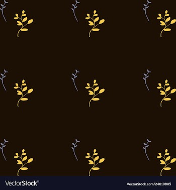 Leaves pattern endless background seamless vector image