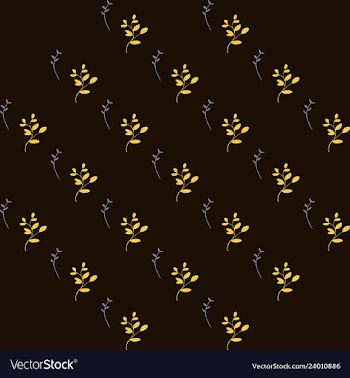 Leaves pattern endless background seamless vector image