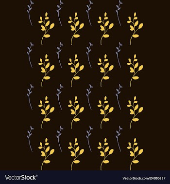 Leaves pattern endless background seamless vector image