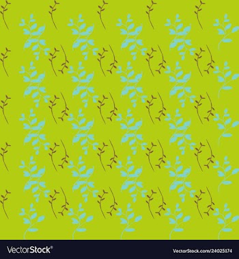 Leaves pattern endless background seamless vector image