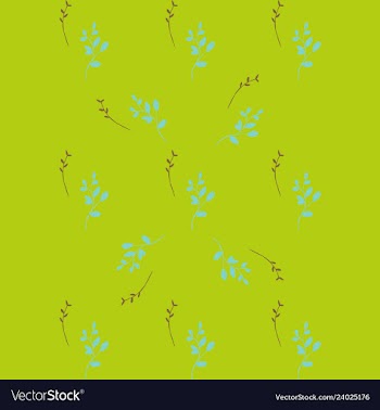 Leaves pattern endless background seamless vector image