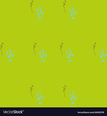Leaves pattern endless background seamless vector image
