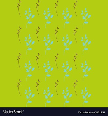Leaves pattern endless background seamless vector image